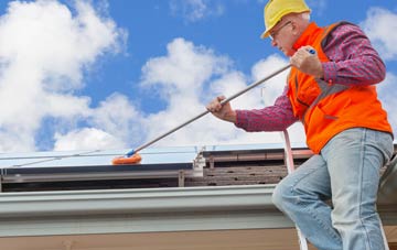 Chew Magna soft wash roof cleaning